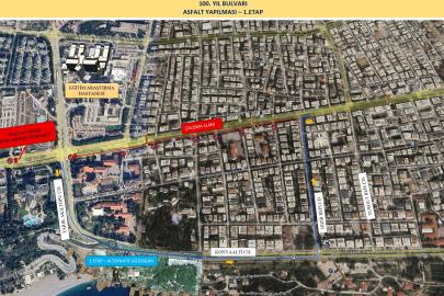 100. Yıl Caddesi pazar günü kısmen trafiğe kapanacak