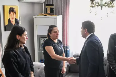 Adalet Bakanı Tunç'tan, Atlas Çağlayan'ın ailesine ziyaret