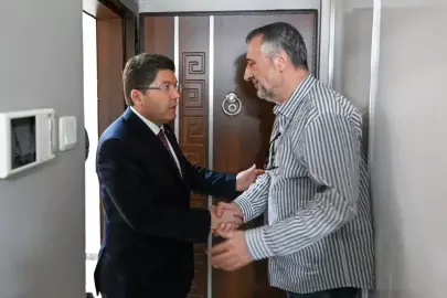 Adalet Bakanı Tunç'tan Atlas Çağlayan'ın ailesine ziyaret