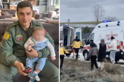 Ayağı takılıp düşen astsubay feci şekilde can verdi