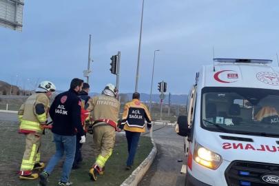 Bingöl’de trafik kazasında araç ters döndü: 1 yaralı