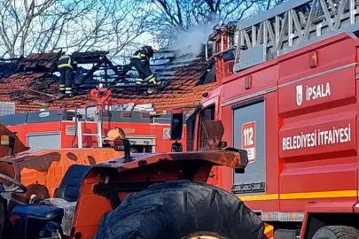 Edirne'de müstakil evde çıkan yangın söndürüldü