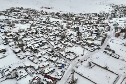 Erzurum ve Kars'ta kar, Ağrı ile Ardahan'da soğuk hava etkili oluyor