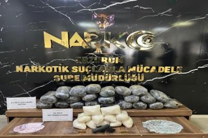 Erzurum’da 23 kilo skunk ve 11 kilo metamfetamin ele geçirildi