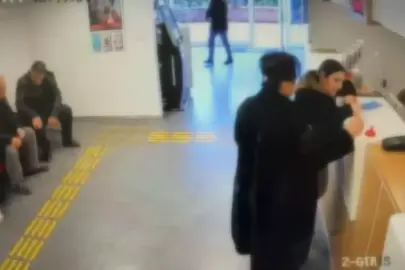 Fatih'teki banka soygunu kamerada