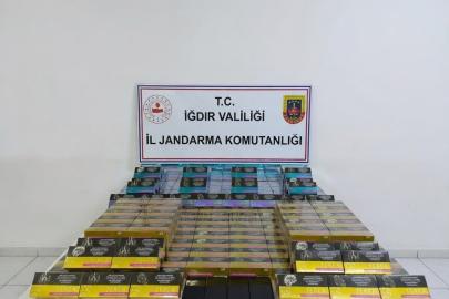 Iğdır İl Jandarma Komutanlığı’ndan kaçak elektronik sigara operasyonu
