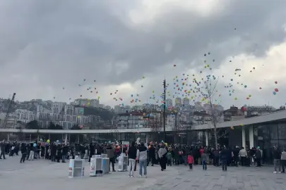 Kampanyası tamamlanan DMD'li Uras için gökyüzüne balonlar bırakıldı
