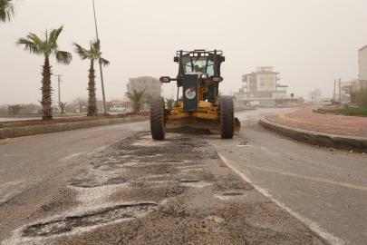 Kepez’de yağmur sonrası yollara hızlı müdahale
