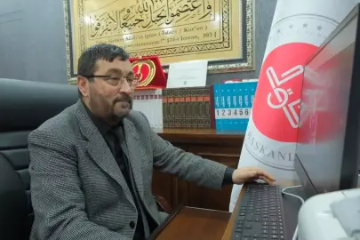 Kırklareli İl Müftüsü Eviş, AA'nın "Yılın Kareleri" oylamasına katıldı