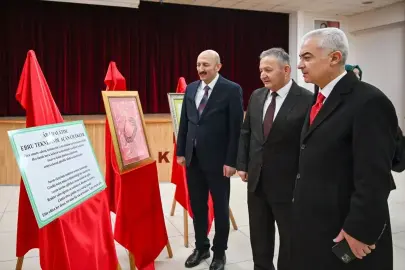 Kırklareli'nde "Sanat Diliyle Değerlerimiz" sergisi açıldı