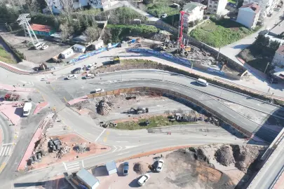 Kocaeli'de Kaşkaldere bağlantı yolu trafiğe açıldı
