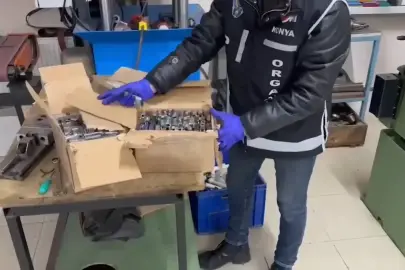 Konya'da silah kaçakçılığı operasyonu; 6 tutuklama