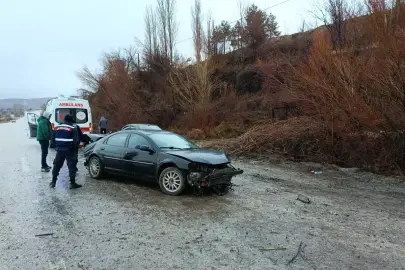 Malatya'da devrilen otomobildeki 5 kişi yaralandı