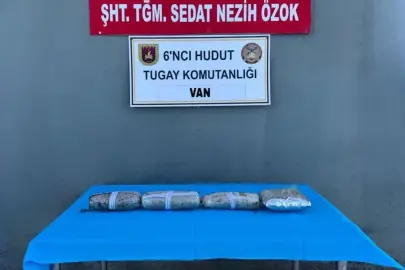 MSB: Van hudut hattında 5 kilo uyuşturucu ele geçirildi