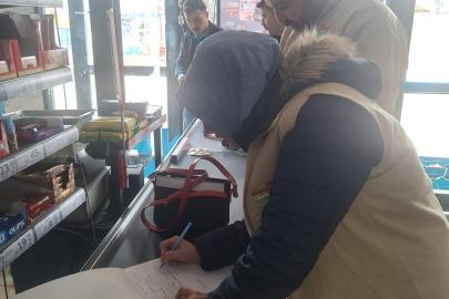 Otlukbeli’nde gıda denetimi yapıldı