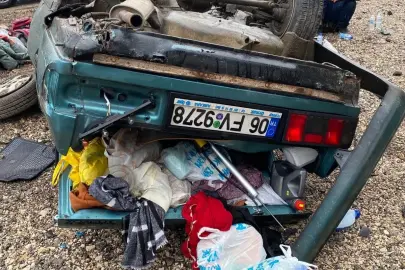 Otomobil takla attı: 4 yaralı