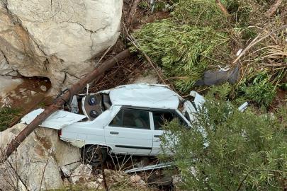Otomobiliyle dereden geçerken sele kapılıp öldü (2)