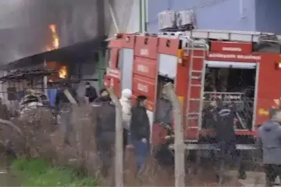 Soğuk hava deposunda çıkan yangın söndürüldü