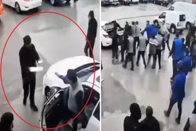 TÜVTÜRK'te polis memurunun dövülerek öldürüldüğü kavganın görüntüleri