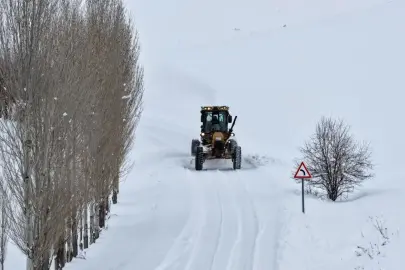 Van'da 106 yerleşim yeri ulaşıma kapandı; Bahçesaray'da kar kalınlığı 1 metreyi aştı