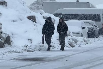 Yüksekova’da kar yağışı etkili oldu