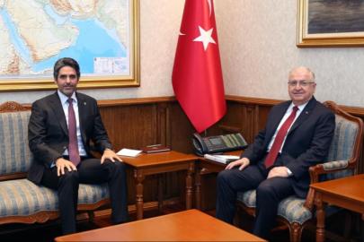 Bakan Güler, Katar'ın Ankara Büyükelçisi AlHenzab'ı kabul etti