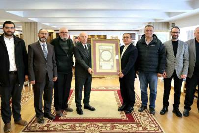 Ebu İshak Vakfı’ndan Başkan Sekmen’e Anlamlı Ziyaret