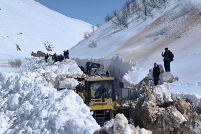 Kar kalınlığı 3 metreyi aşmıştı: Tunceli’de kapalı köy yolu kalmadı