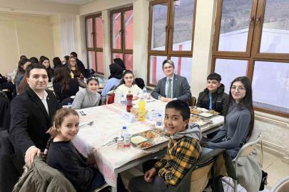 Kemaliye’de öğrencilerle iftar programı düzenlendi