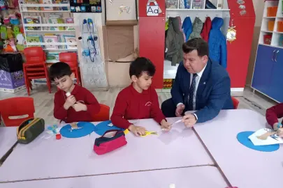 Keşan'da Müdür Kemik’ten Raşit Efendi İlkokulu’na ziyaret