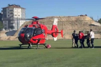 Malatya’da havale geçiren bebek hava ambulansıyla sevk edildi