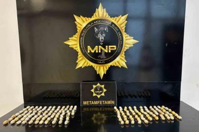 Muş’ta 1 kilo 333 gram metamfetamin ele geçirildi