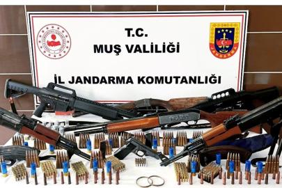 Muş’ta jandarmadan silah ve tarihi eser operasyonu