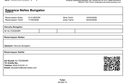 Sapanca’daki Nefes Bungalov İşletmesi Hakkında Şikayetler Artıyor: “Rezervasyonumuz Yok Denildi”