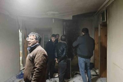 Van’da ev yangını