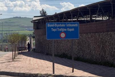 Batman'da Güney Çevre Yolu'nda köprü trafiğe kapatıldı