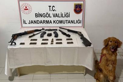 Bingöl’de silah ve mühimmat ele geçirildi