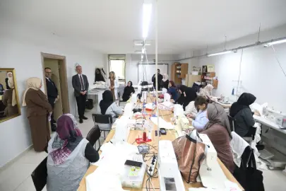 Bursa İnegöl'de Başkan Taban’dan İnesmek kursiyerlerine ziyaret