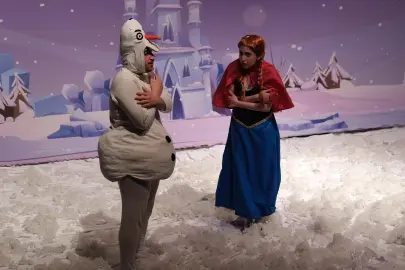 Bursa Yıldırım'da çocukların tiyatro keyfi