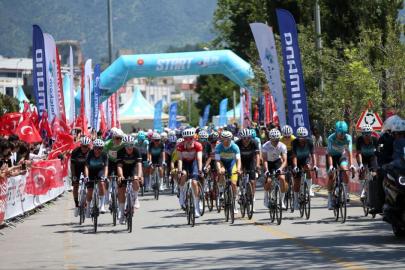 Cumhurbaşkanlığı Türkiye Bisiklet Turu'nda AydınMarmaris etabı başladı