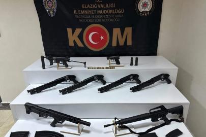 Elazığ’da 8 adet ruhsatsız silah ele geçirildi: 1 tutuklama