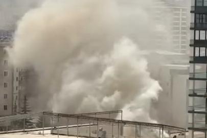 Elazığ’da baca yangını korkuttu