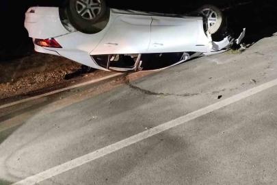 Elazığ’da otomobil takla attı: 6 yaralı