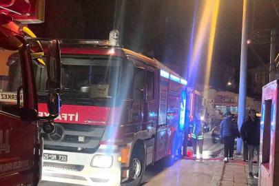 Erzurum’da metruk binada korkutan yangın