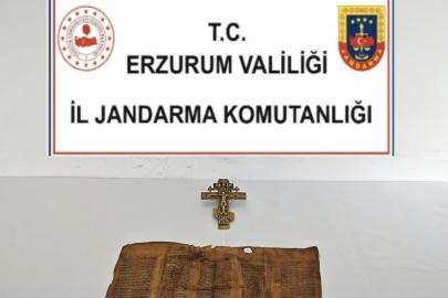 Erzurum’da tarihi eser operasyonu