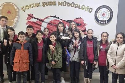 Faik Güngör Ortaokulu’ndan polis haftası ziyareti