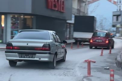 Kaza yapınca plakalarını söktü ama polisten kaçamadı