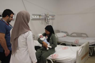 Mardin'de 37 haftalık Reyyan bebek, diyafram hernisi ameliyatı ile sağlığına kavuştu