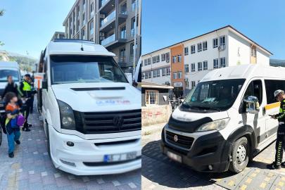 Okul çevreleri ve servis araçlarına sıkı denetim: 9 araca işlem yapıldı