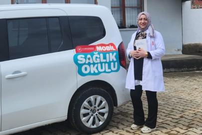 Oltu’da köylere mobil araçla sağlık desteği